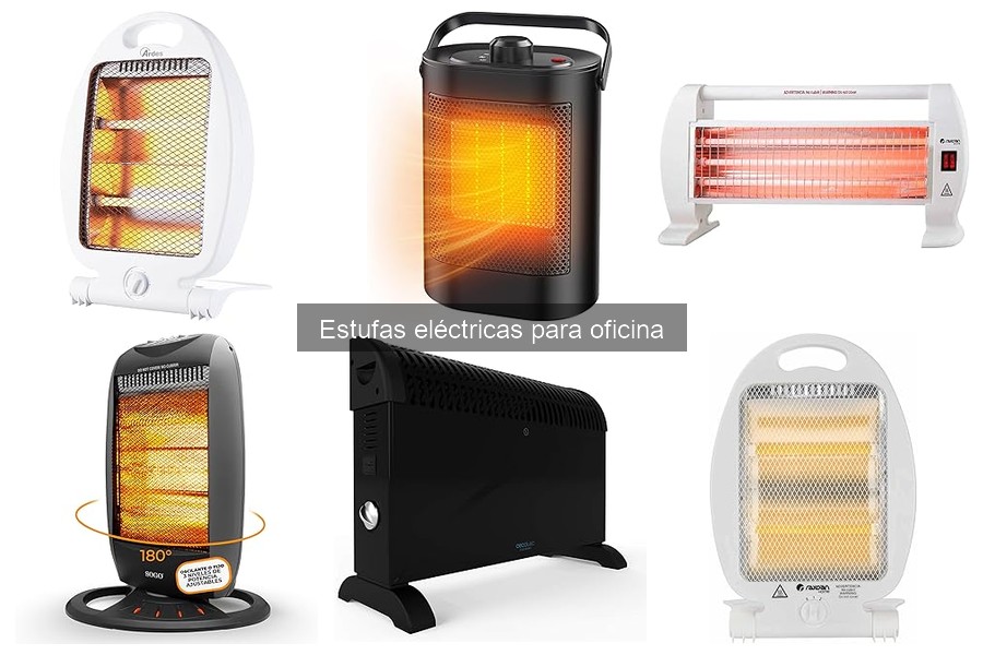 Estufas eléctricas silenciosas para oficinas: mejores opciones
