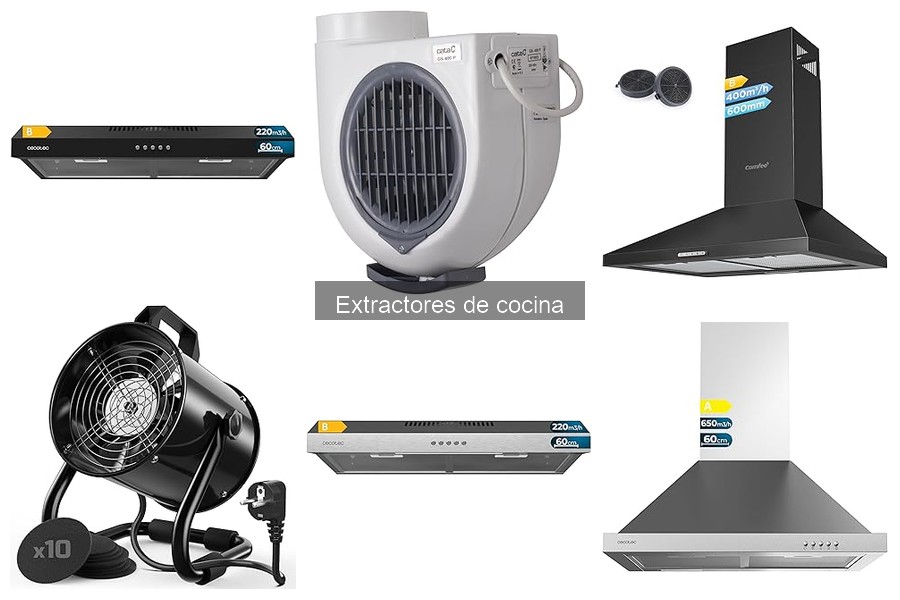 Guía de compra de extractores de cocina efectivos