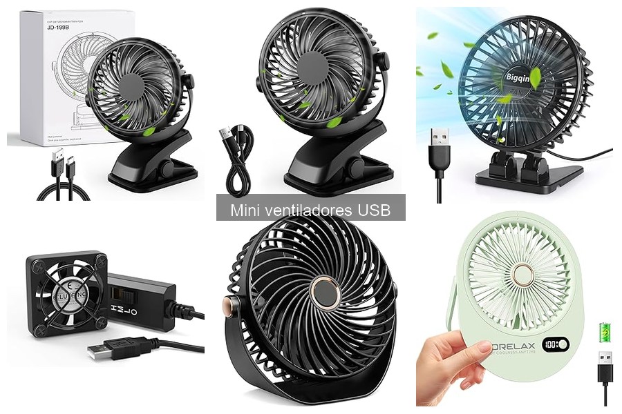 Guía de compra: Mini ventiladores USB para tu comodidad