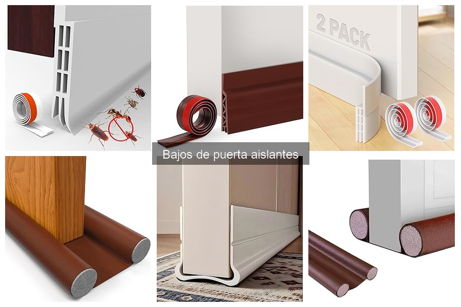 ** Guía de Instalación de Bajos de Puerta Aislantes