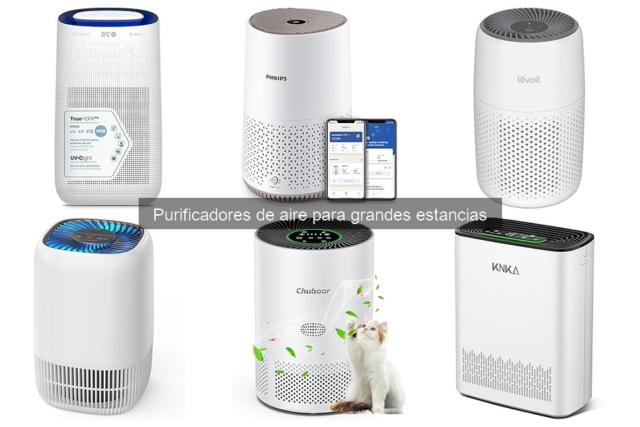 Guía de instalación de purificadores de aire para grandes estancias