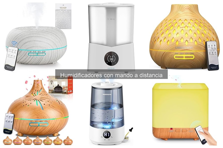 Guía para elegir el mejor humidificador con mando a distancia