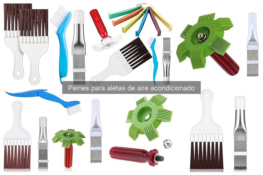 Guía para usar un peine para aletas de aire acondicionado