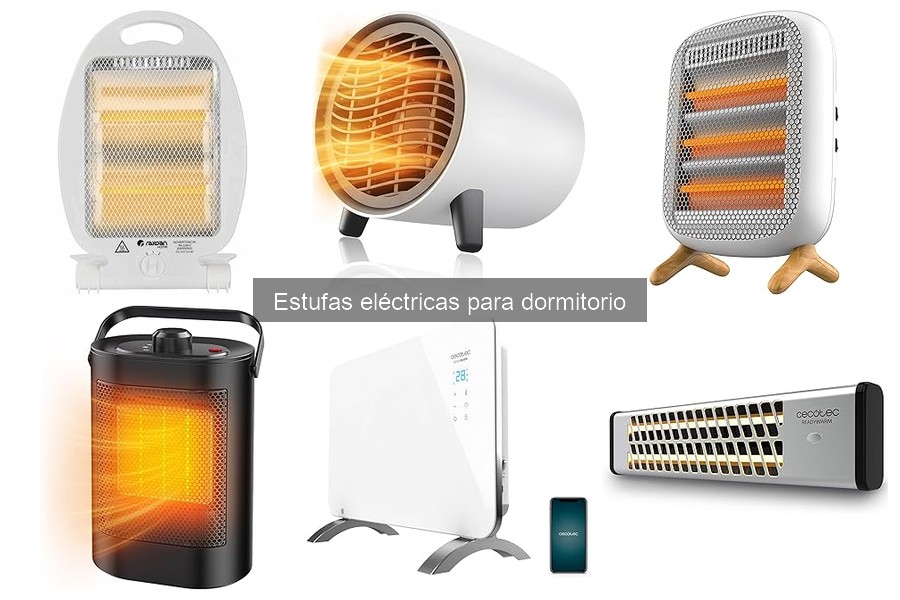 Ideas para ubicar una estufa eléctrica en el dormitorio