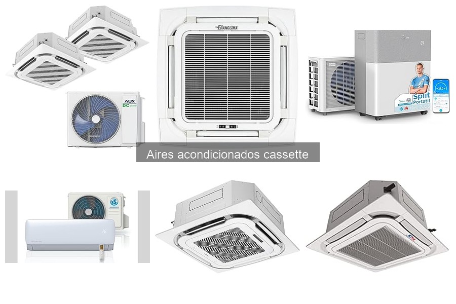 Instalación de aire acondicionado cassette en techos bajos