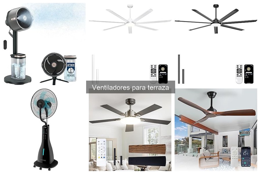 Los mejores ventiladores para terraza: consejos y opciones