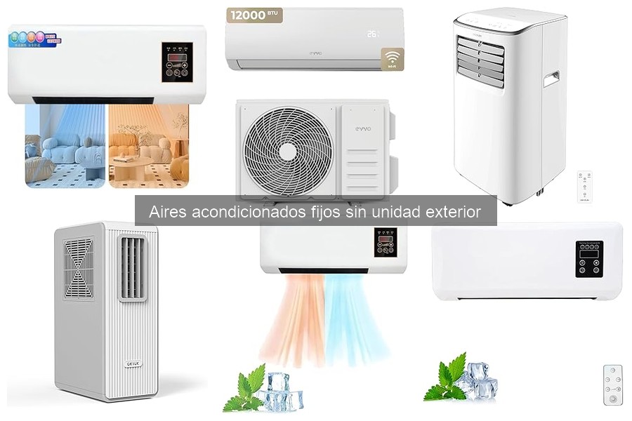 Mejores aires acondicionados fijos sin unidad exterior para apartamentos