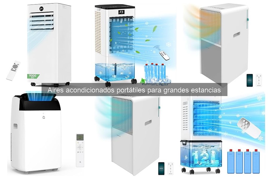 Mejores aires acondicionados portátiles para grandes estancias