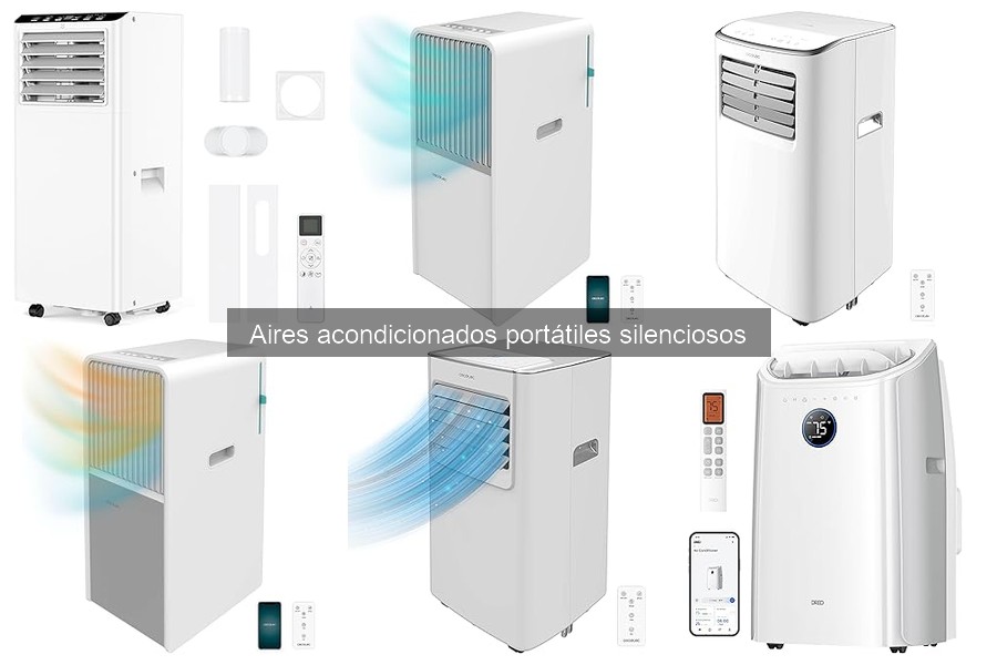 Mejores aires acondicionados portátiles silenciosos para habitaciones pequeñas