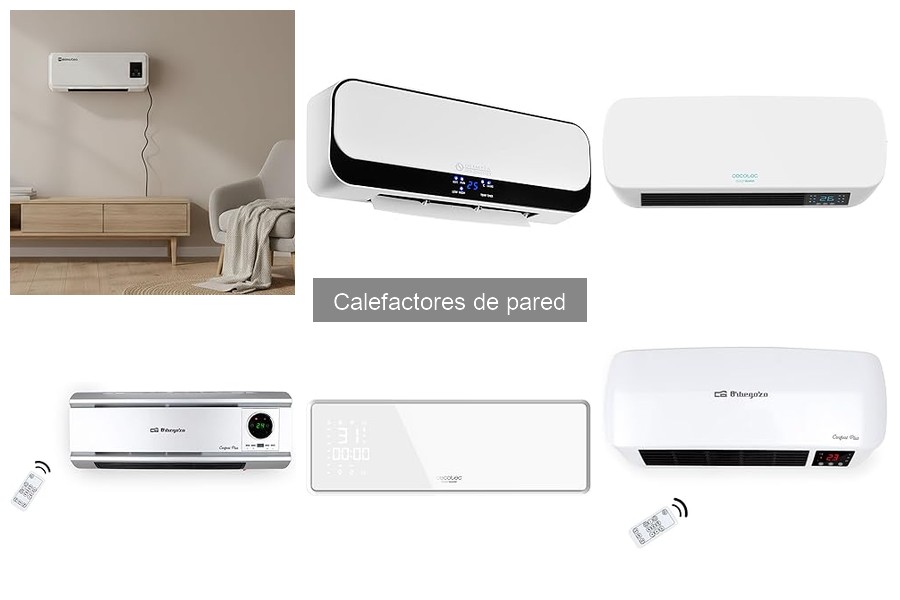 Mejores calefactores de pared para espacios pequeños