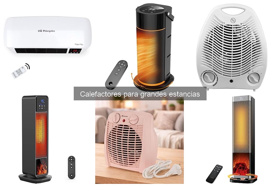 Mejores calefactores para grandes estancias en 2023