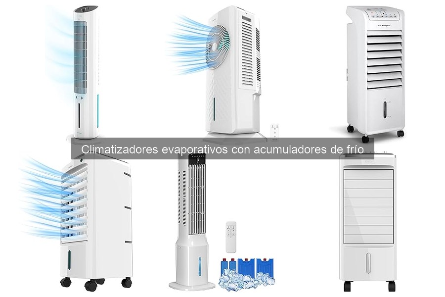 Mejores climatizadores evaporativos con acumuladores de frío 2023
