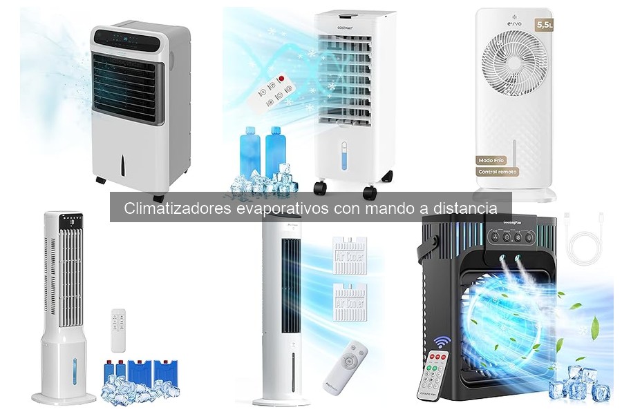 Mejores climatizadores evaporativos con mando a distancia para climas cálidos