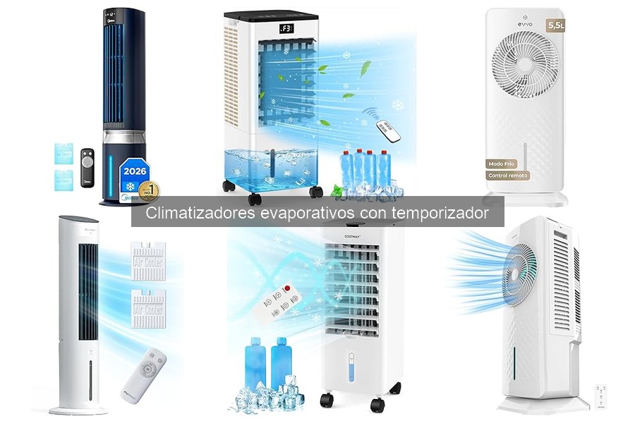 Mejores climatizadores evaporativos con temporizador 2023