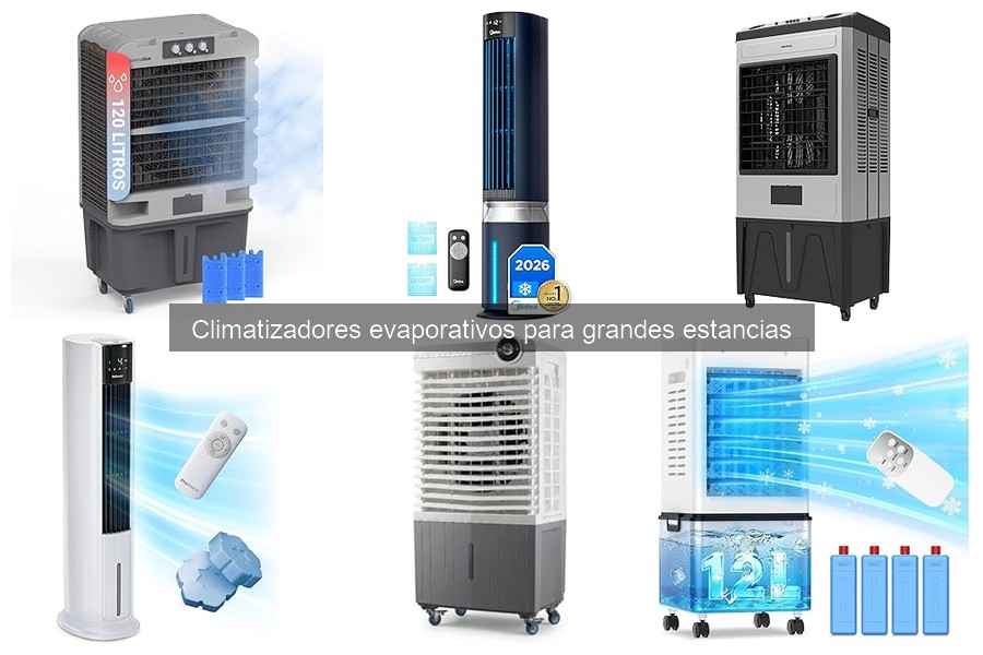 Mejores climatizadores evaporativos para grandes estancias