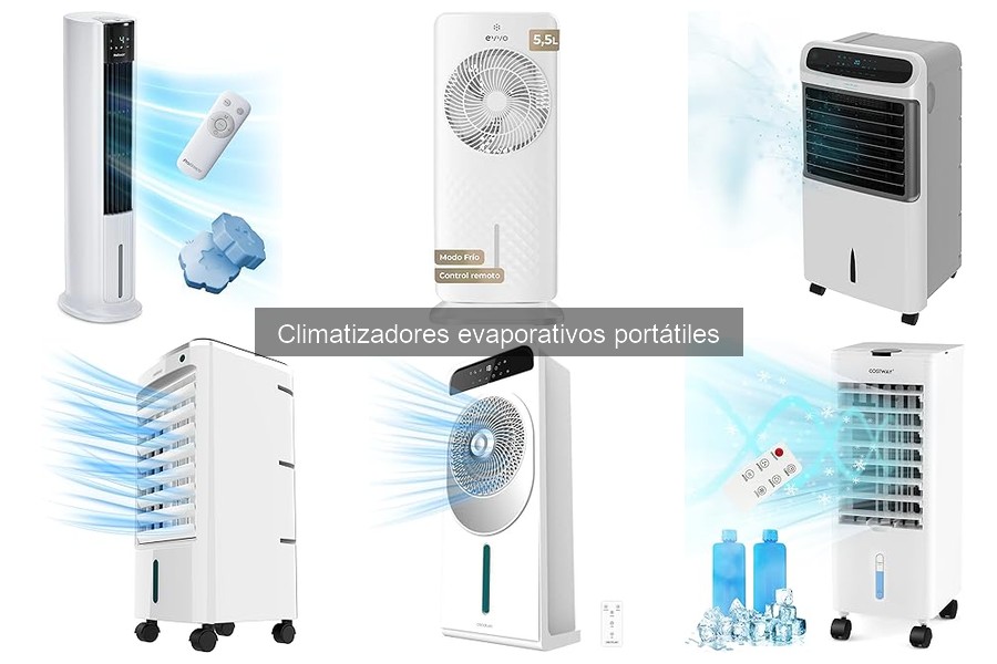 Mejores climatizadores evaporativos portátiles para espacios pequeños