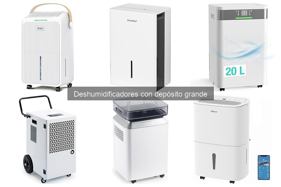 Mejores deshumidificadores con depósito grande para humedad
