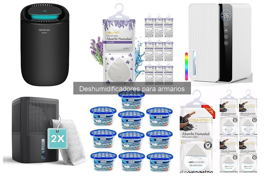 Mejores deshumidificadores para armarios en 2023