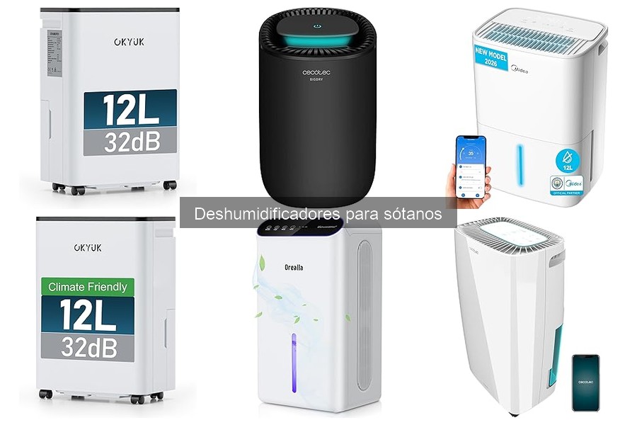 Mejores deshumidificadores para sótanos en 2023