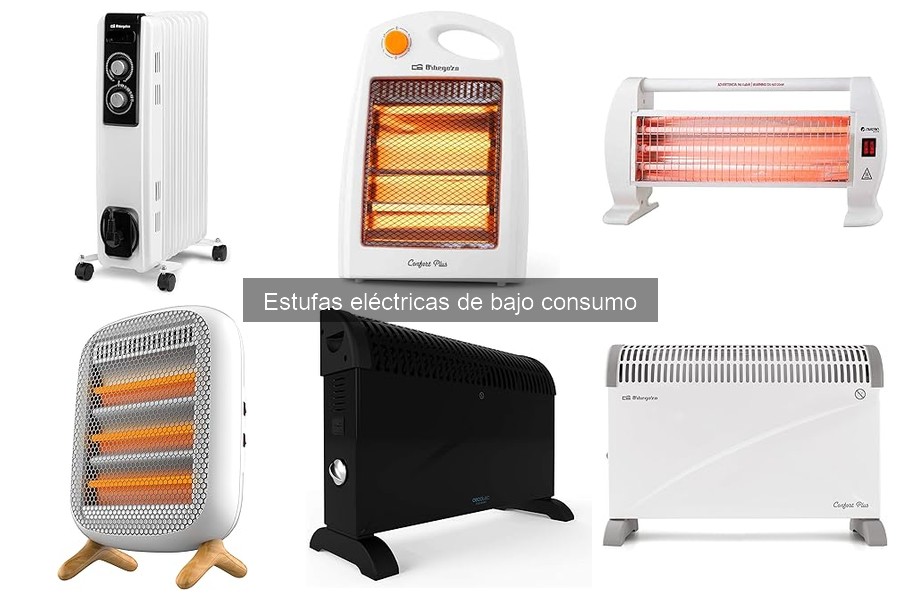 Mejores estufas eléctricas de bajo consumo según el tamaño