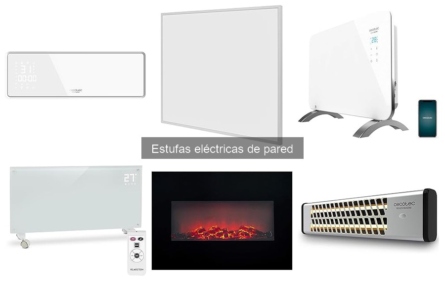 Mejores estufas eléctricas de pared para clima frío
