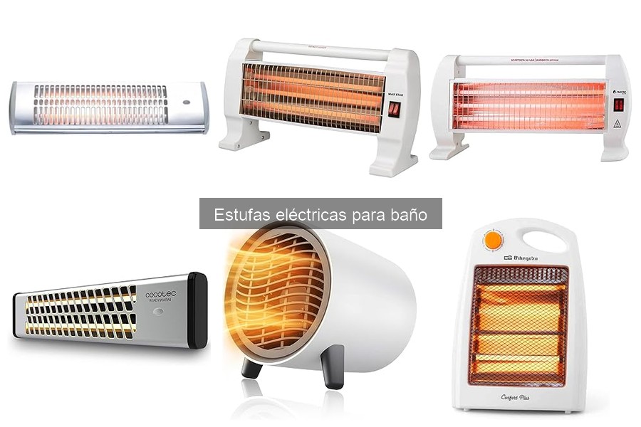 Mejores estufas eléctricas para baño en 2023: Comparativa
