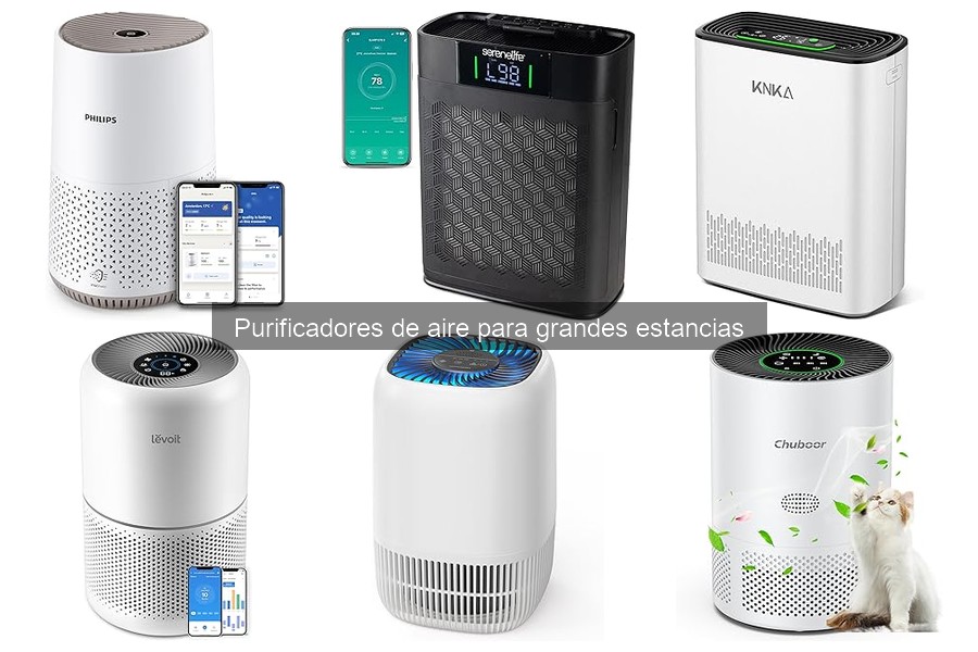 Mejores filtros para purificadores de aire en grandes estancias