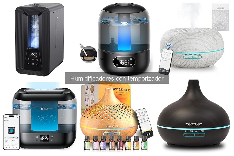 Mejores humidificadores con temporizador para tu hogar
