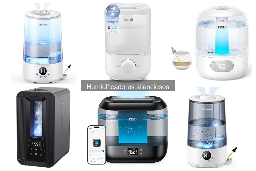 Mejores humidificadores silenciosos para alérgicos - Comparativa