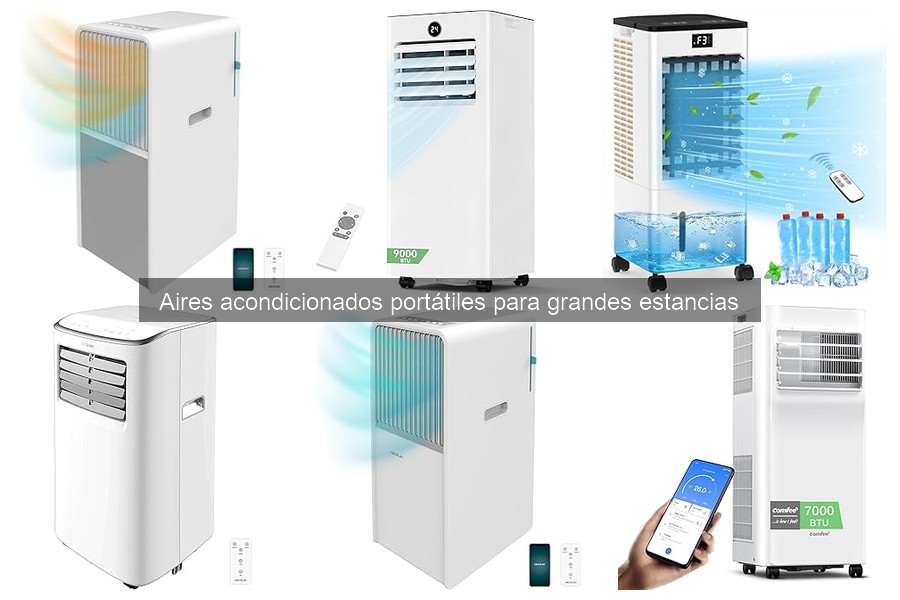Mejores marcas de aires acondicionados portátiles para espacios grandes