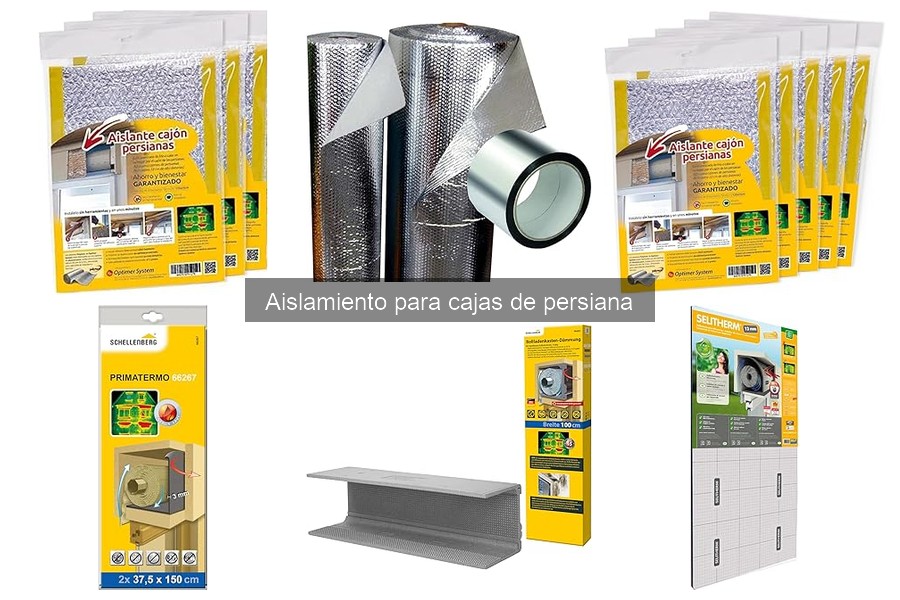 Mejores marcas de aislamiento para cajas de persiana