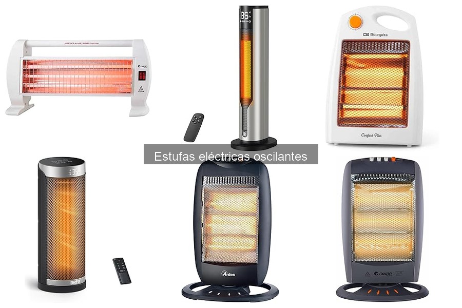 Mejores marcas de estufas eléctricas oscilantes en 2023