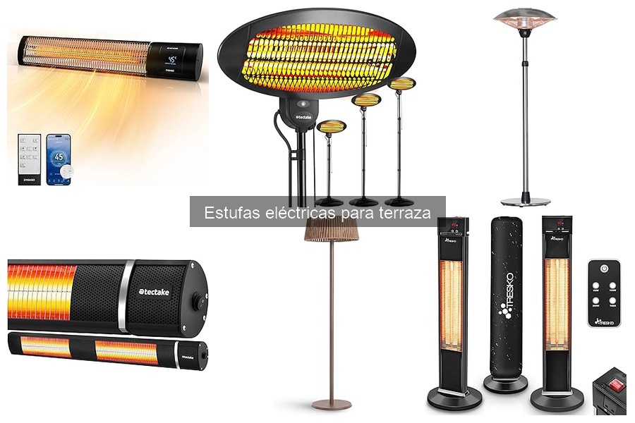 Mejores marcas de estufas eléctricas para terraza: Opiniones
