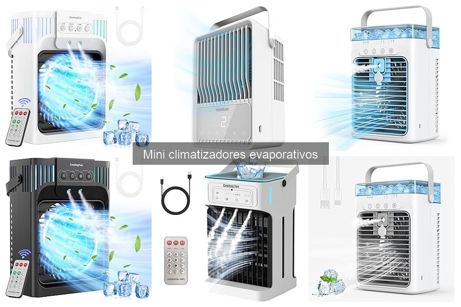 Mejores mini climatizadores evaporativos para espacios pequeños