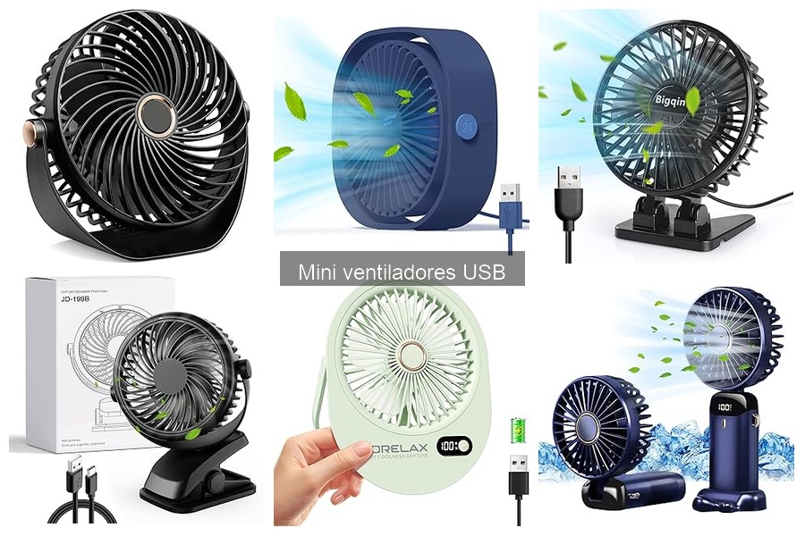 Mejores mini ventiladores USB para oficinas pequeñas 2023