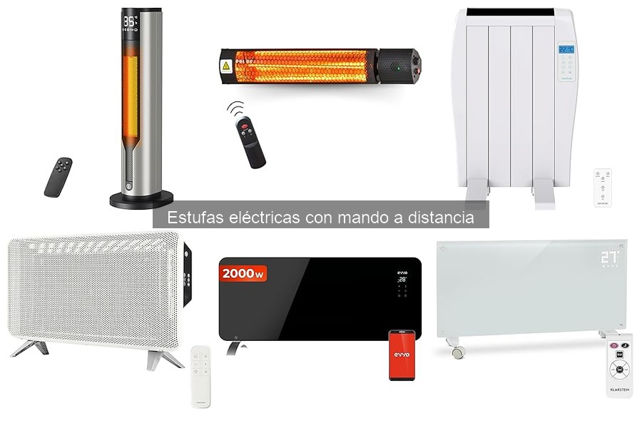 Mejores ofertas en estufas eléctricas con mando a distancia