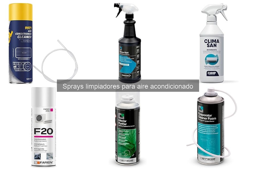 Mejores Ofertas en Sprays Limpiadores para Aire Acondicionado