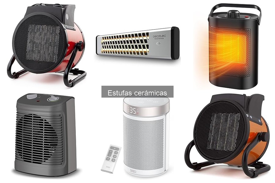 Mejores ofertas y precios de estufas cerámicas 2023