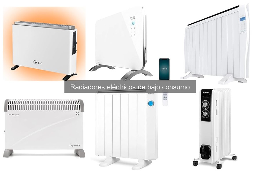 Mejores radiadores eléctricos de bajo consumo para espacios pequeños