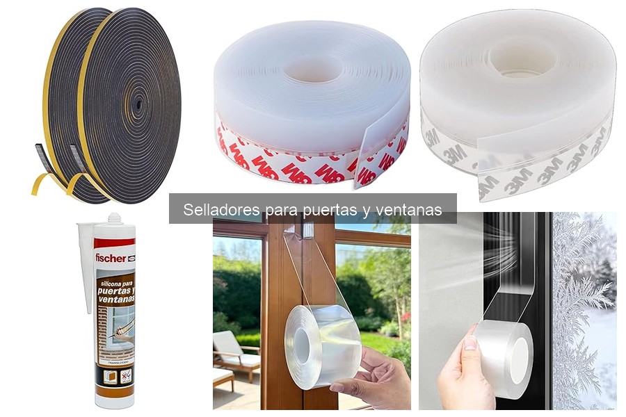 Mejores selladores para puertas y ventanas: comparativa efectiva
