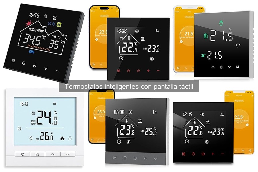 Mejores termostatos inteligentes con pantalla táctil para casas pequeñas