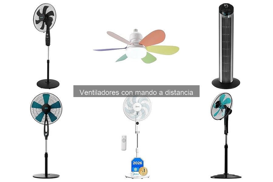 Mejores ventiladores con mando a distancia para verano