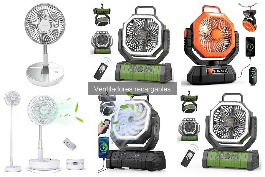 Mejores ventiladores recargables para acampar en 2023