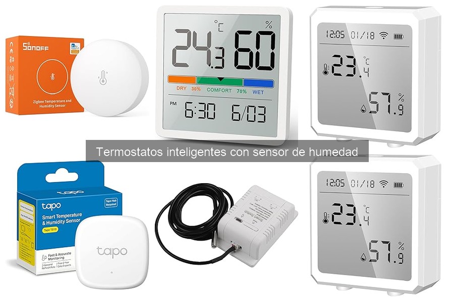 Ofertas y descuentos en termostatos inteligentes con sensor de humedad