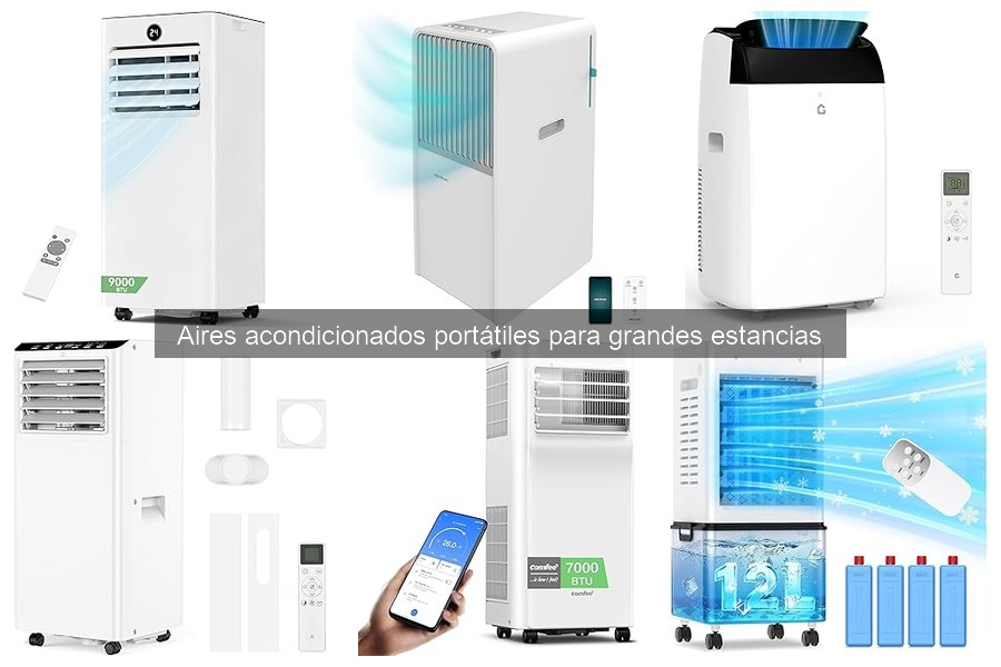 Opiniones sobre aires acondicionados portátiles para grandes estancias