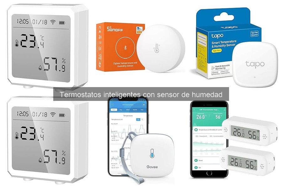 Precio promedio de termostatos inteligentes con sensor de humedad