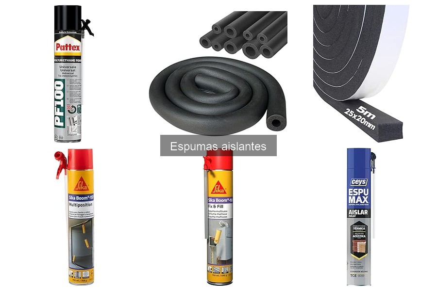Precios de espumas aislantes y dónde comprarlas