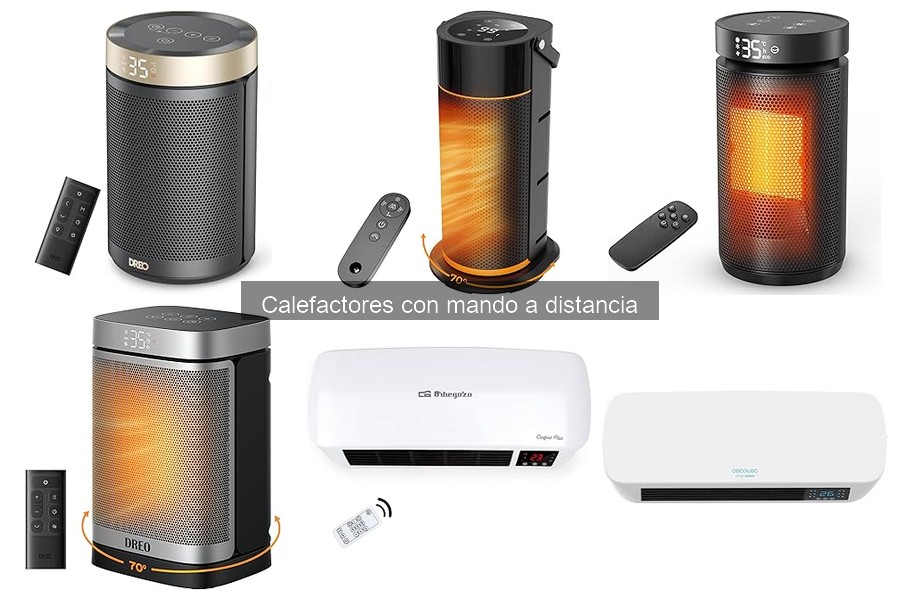 Precios y Mejores Tiendas para Calefactores con Mando a Distancia