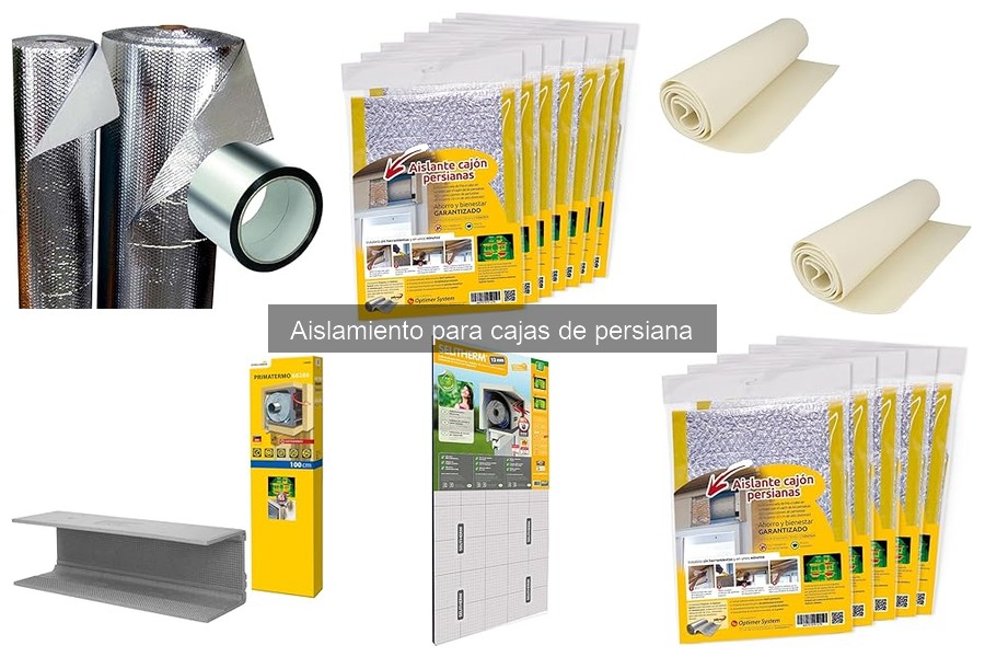 Problemas comunes con el aislamiento de cajas de persiana