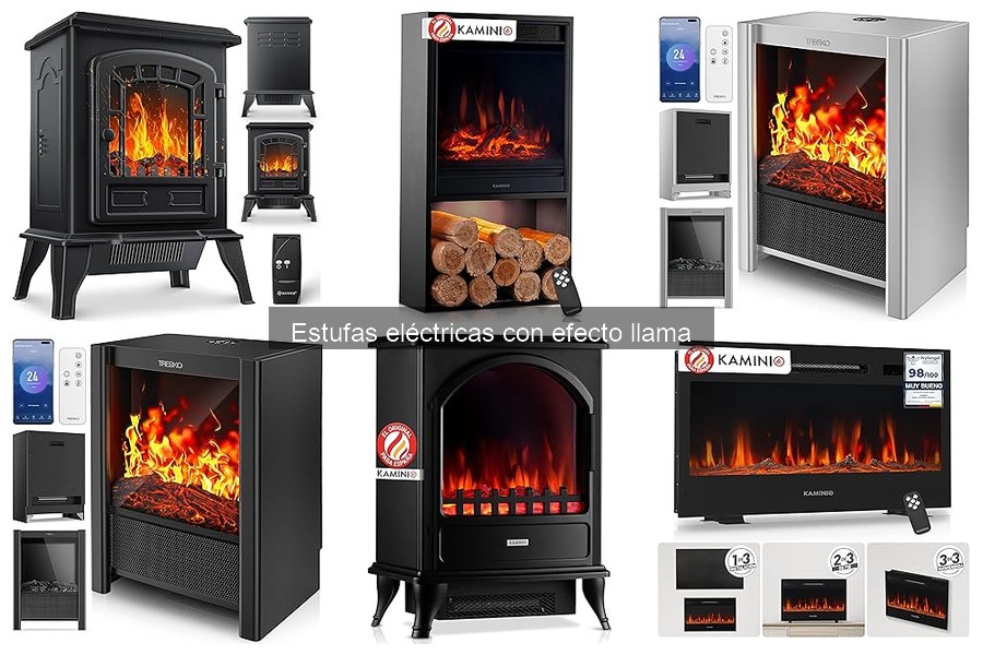 Problemas comunes con estufas eléctricas de efecto llama